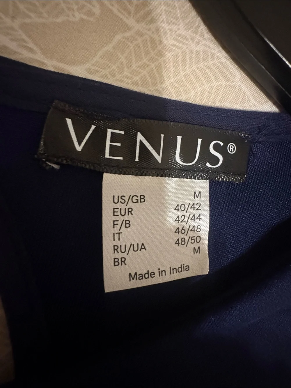 VENUS Navy Shell Top - Picture 3 of 4